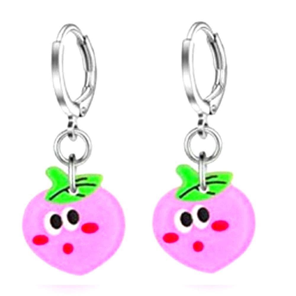 Hypoallergenic Acrylic Dangle Hoop Earrings